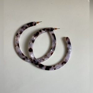 Large Patterned Hoops